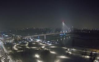Warszawa most Świętokrzyski - 13-01-2026 19:40