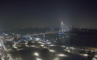 Warszawa most Świętokrzyski - 13-01-2026 20:01