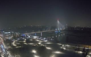 Warszawa most Świętokrzyski - 13-01-2026 20:08
