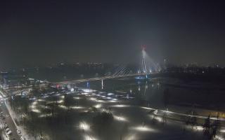 Warszawa most Świętokrzyski - 13-01-2026 20:50