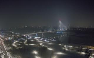 Warszawa most Świętokrzyski - 13-01-2026 20:57