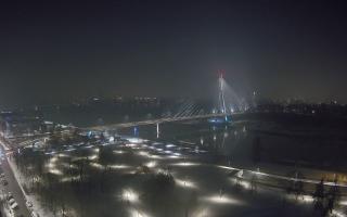 Warszawa most Świętokrzyski - 13-01-2026 21:11