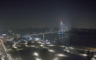 Warszawa most Świętokrzyski - 13-01-2026 21:25