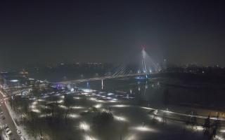 Warszawa most Świętokrzyski - 13-01-2026 21:46
