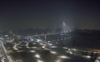 Warszawa most Świętokrzyski - 13-01-2026 21:53