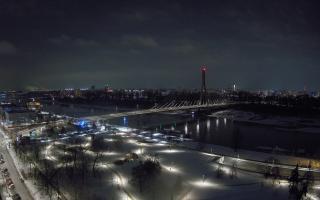 Warszawa most Świętokrzyski - 30-01-2026 23:51