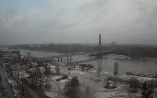 Warszawa most Świętokrzyski - 22-02-2026 06:25