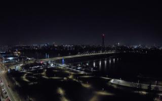 Warszawa most Świętokrzyski - 27-02-2026 22:40