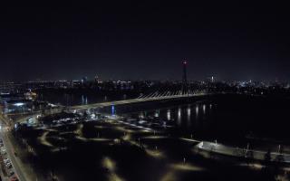 Warszawa most Świętokrzyski - 27-02-2026 22:54