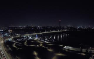 Warszawa most Świętokrzyski - 27-02-2026 23:01