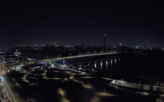 Warszawa most Świętokrzyski - 27-02-2026 23:58