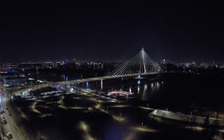 Warszawa most Świętokrzyski - 21-03-2026 21:20