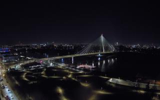 Warszawa most Świętokrzyski - 21-03-2026 21:27