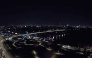 Warszawa most Świętokrzyski - 21-03-2026 22:02