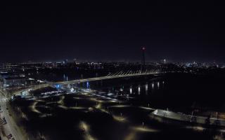 Warszawa most Świętokrzyski - 21-03-2026 22:16