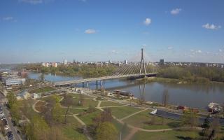 Warszawa most Świętokrzyski - 10-04-2026 07:55