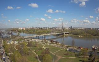 Warszawa most Świętokrzyski - 10-04-2026 08:16