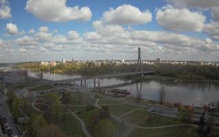 Warszawa most Świętokrzyski - 10-04-2026 08:44