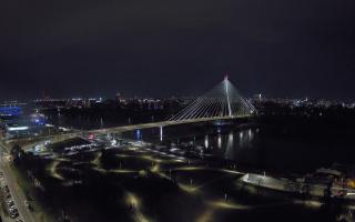 Warszawa most Świętokrzyski - 14-04-2026 20:59