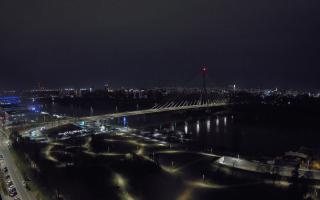 Warszawa most Świętokrzyski - 14-04-2026 21:20