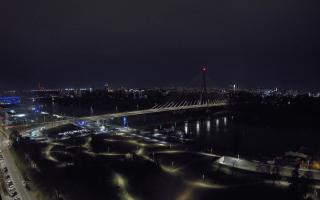 Warszawa most Świętokrzyski - 14-04-2026 21:55