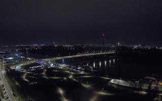 Warszawa most Świętokrzyski - 14-04-2026 22:09