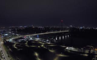 Warszawa most Świętokrzyski - 14-04-2026 22:23