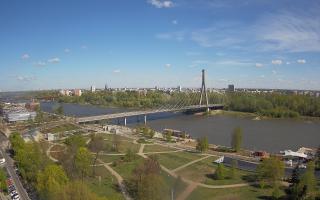 Warszawa most Świętokrzyski - 23-04-2026 07:58