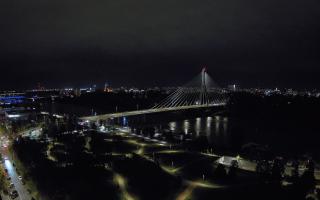 Warszawa most Świętokrzyski - 09-10-2026 21:03