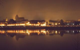 Toruń Panorama od Wisły - 05-12-2024 01:55