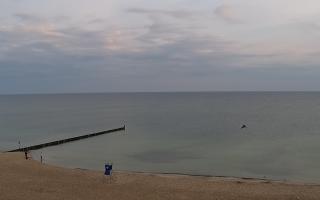 Mielno - widok na plażę zachód - 27-07-2024 03:56