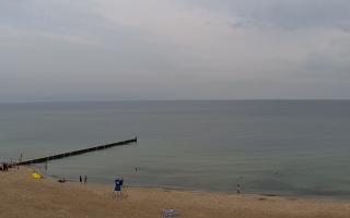 Mielno - widok na plażę zachód - 27-07-2024 07:01