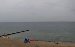 Mielno - widok na plażę zachód - 27-07-2024 07:55