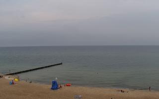 Mielno - widok na plażę zachód - 27-07-2024 08:11