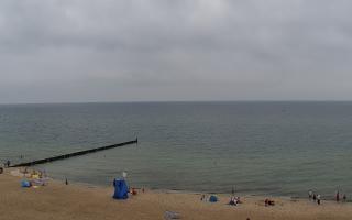 Mielno - widok na plażę zachód - 27-07-2024 08:34