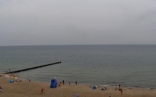 Mielno - widok na plażę zachód - 27-07-2024 08:42