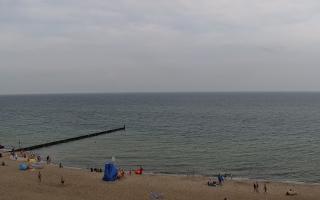 Mielno - widok na plażę zachód - 27-07-2024 09:05