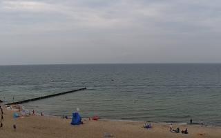 Mielno - widok na plażę zachód - 27-07-2024 09:20