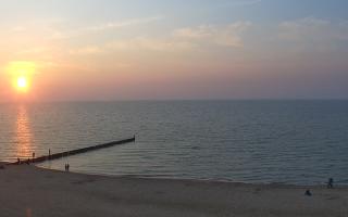 Mielno - widok na plażę zachód - 02-05-2025 18:06