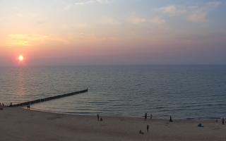 Mielno - widok na plażę zachód - 02-05-2025 18:14