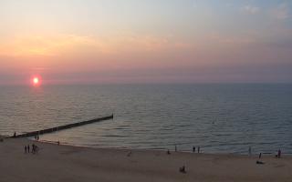Mielno - widok na plażę zachód - 02-05-2025 18:22