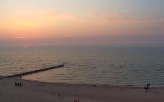 Mielno - widok na plażę zachód - 02-05-2025 18:29