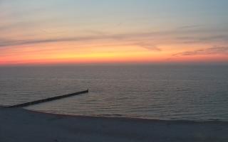 Mielno - widok na plażę zachód - 02-05-2025 19:00