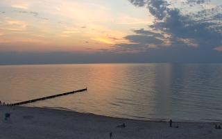 Mielno - widok na plażę zachód - 15-06-2025 19:39