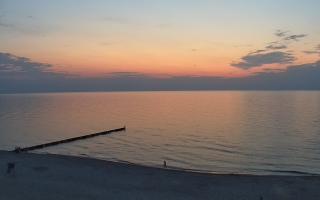 Mielno - widok na plażę zachód - 15-06-2025 20:10