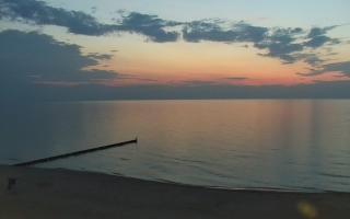 Mielno - widok na plażę zachód - 15-06-2025 20:33