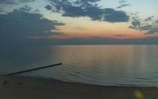 Mielno - widok na plażę zachód - 15-06-2025 20:41