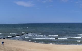 Mielno - widok na plażę zachód - 16-06-2025 11:18