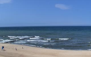 Mielno - widok na plażę zachód - 16-06-2025 11:26