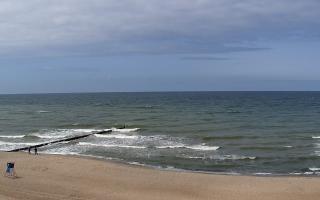 Mielno - widok na plażę zachód - 16-06-2025 12:20